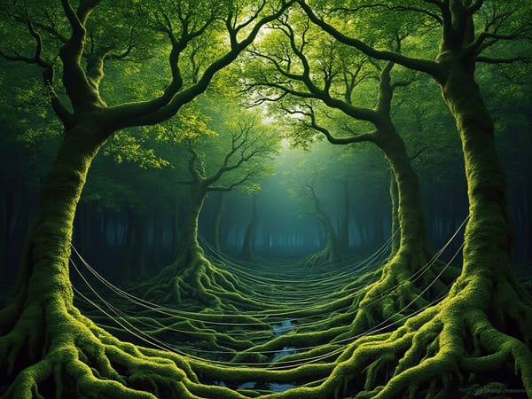 Trees Whisper Secrets Through Underground Forest Internet